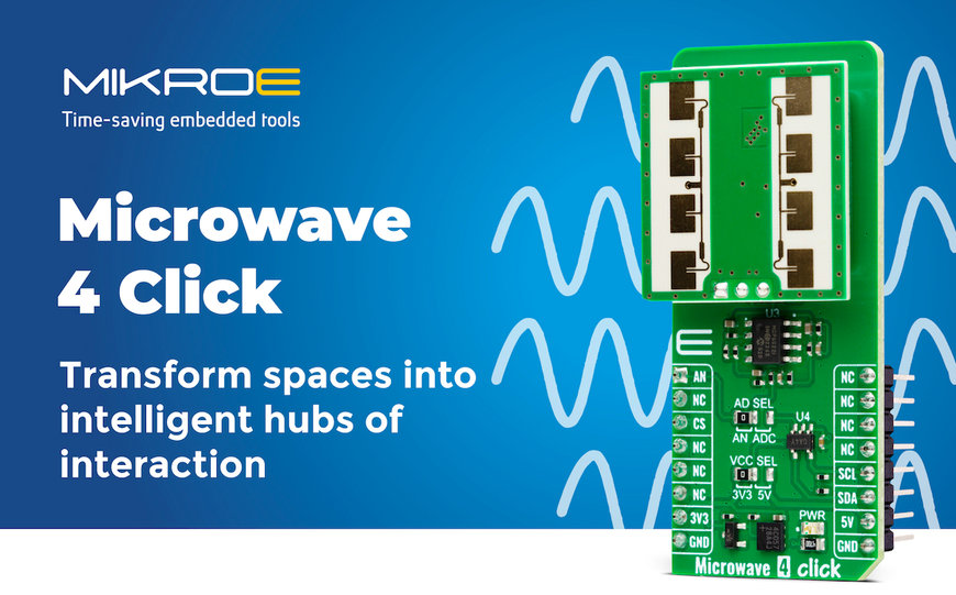 New motion sensor board from MIKROE uses Doppler Shift technology